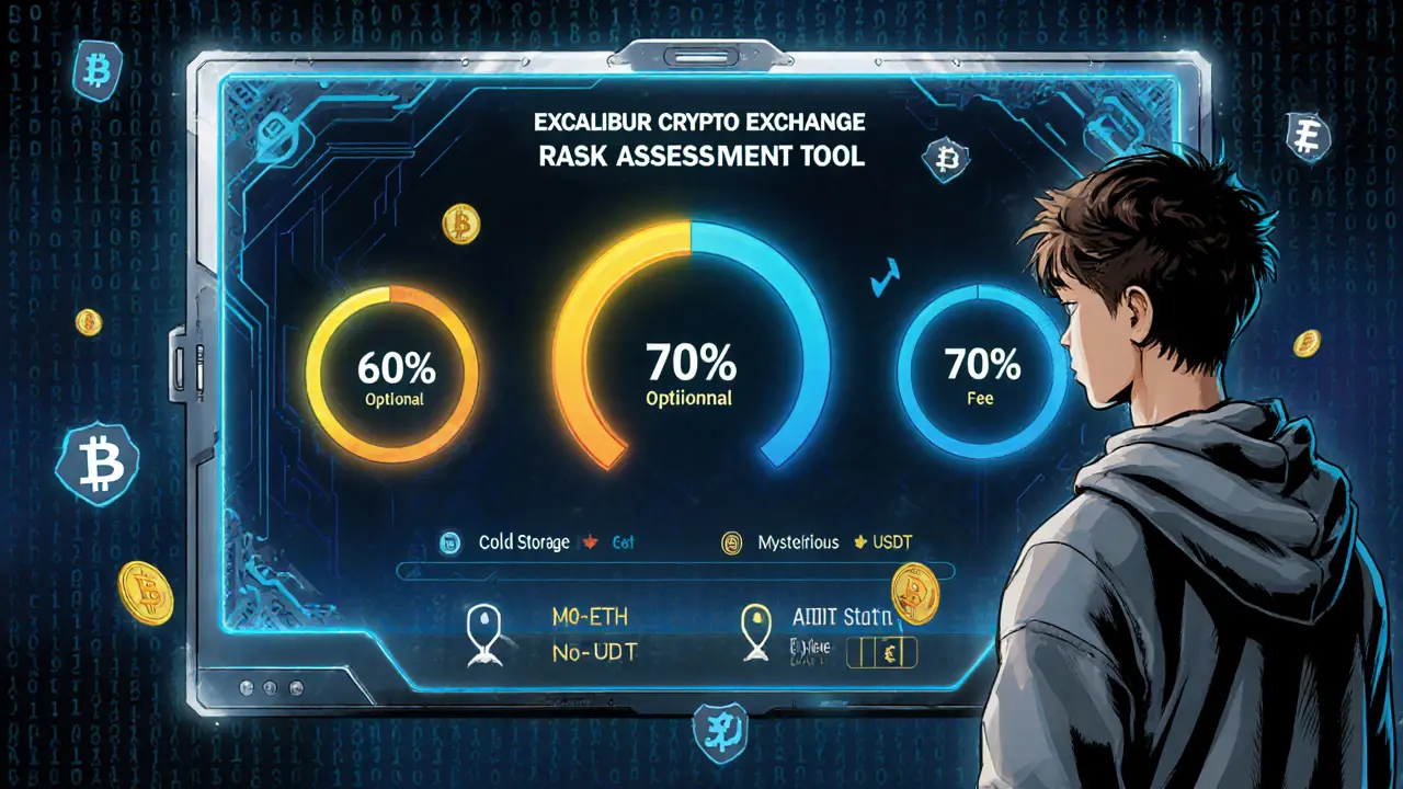 Excalibur Crypto Exchange Review - Security, Fees, and Feature Breakdown