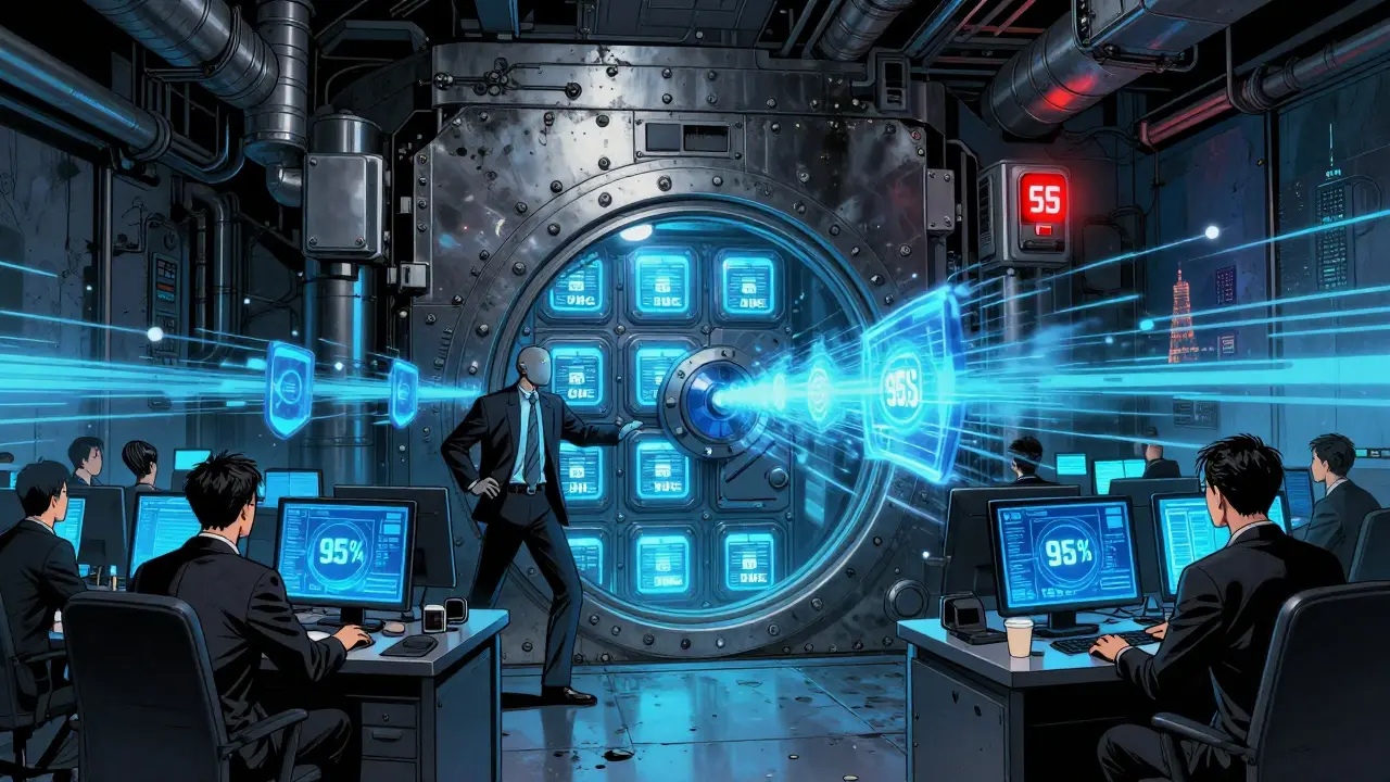 A secure Japanese crypto exchange with cold storage and cyber defense systems active.