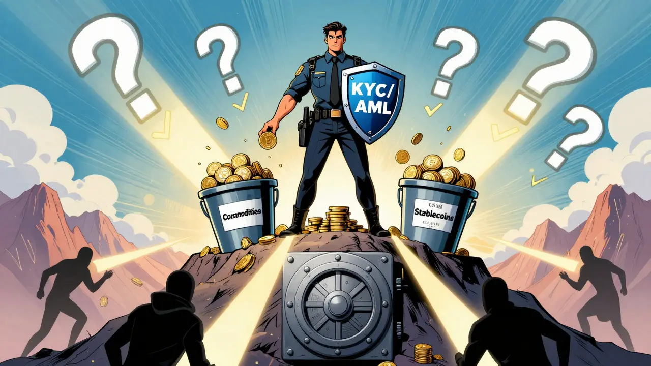 Compliance hero sorting crypto assets into regulated categories