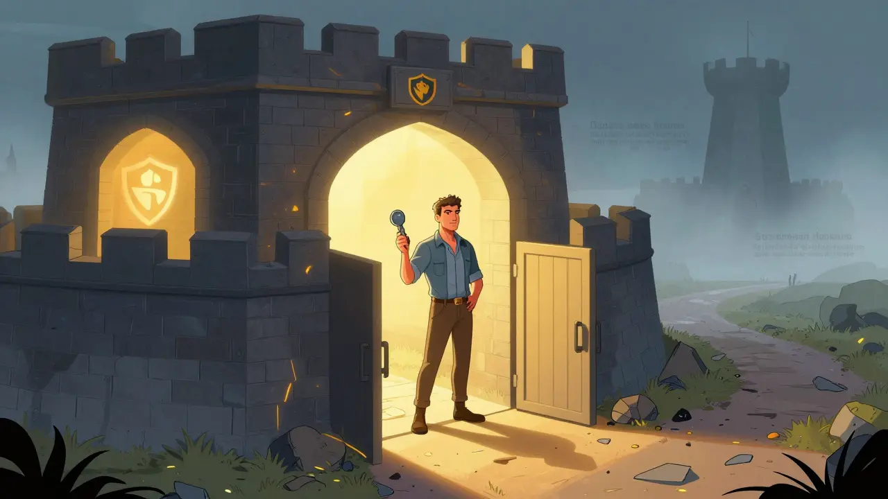 Trader safe in fortress vs foggy path for regulated crypto alternatives