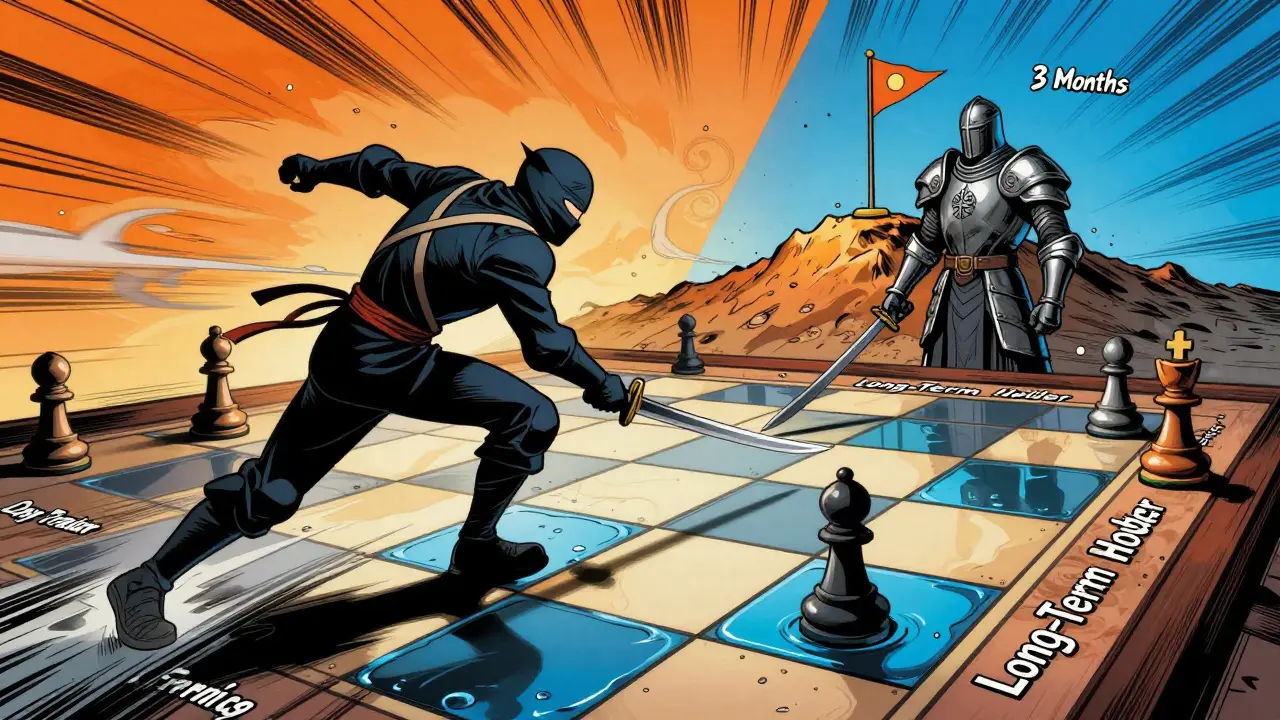 Chess metaphor for day trading vs long-term holding strategies