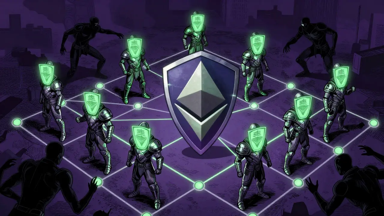 Ethereum nodes using cryptographic ENRs for secure discovery