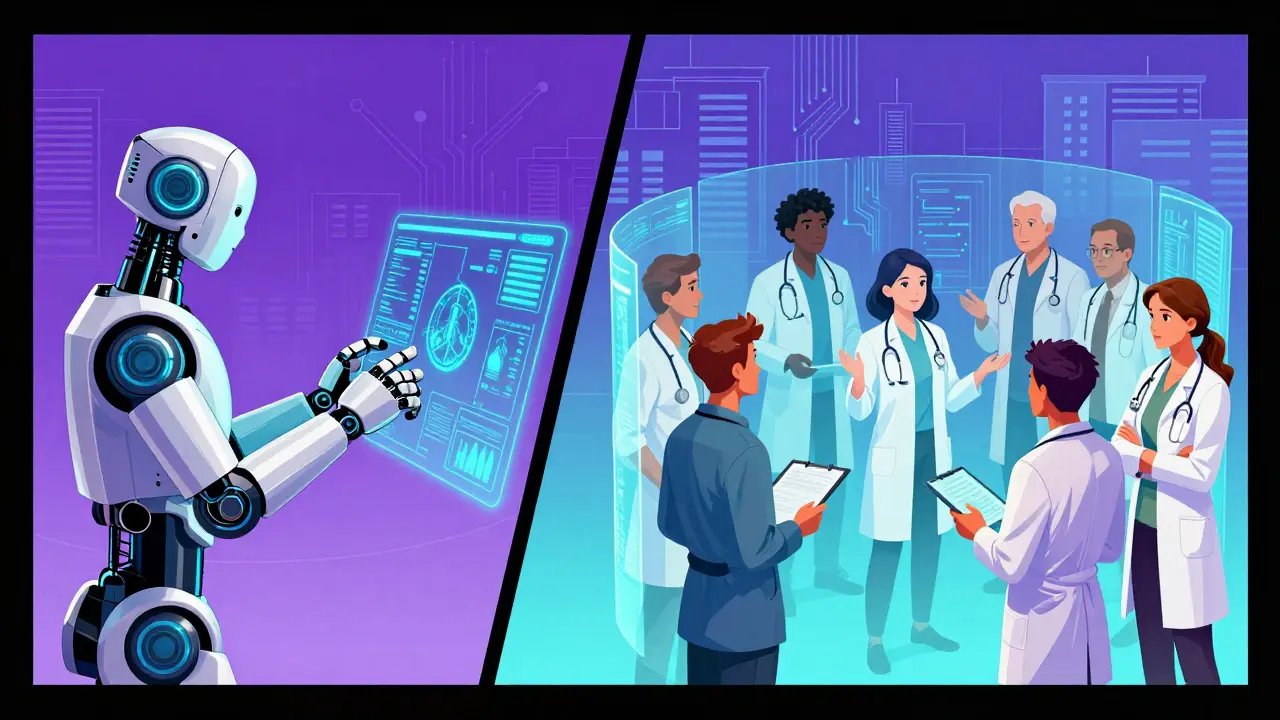 Futuristic AI and seamless healthcare data sharing