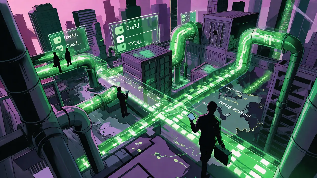 Crypto flows through a shadow banking network connecting Asia and the Middle East.
